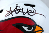 Kurt Warner Autographed Arizona Cardinals F/S Speed Helmet-Beckett W Hologram *Black Image 2