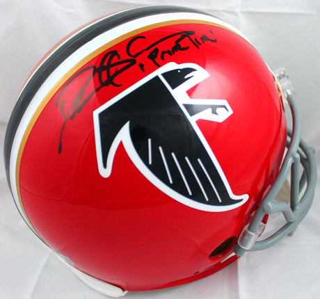 Deion Sanders Autographed Falcons 66-69 Authentic F/S Helmet w/Insc.-Beckett W Hologram Image 1
