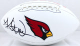 Kurt Warner Autographed Arizona Cardinals Logo Football-Beckett W Hologram *Black Image 1
