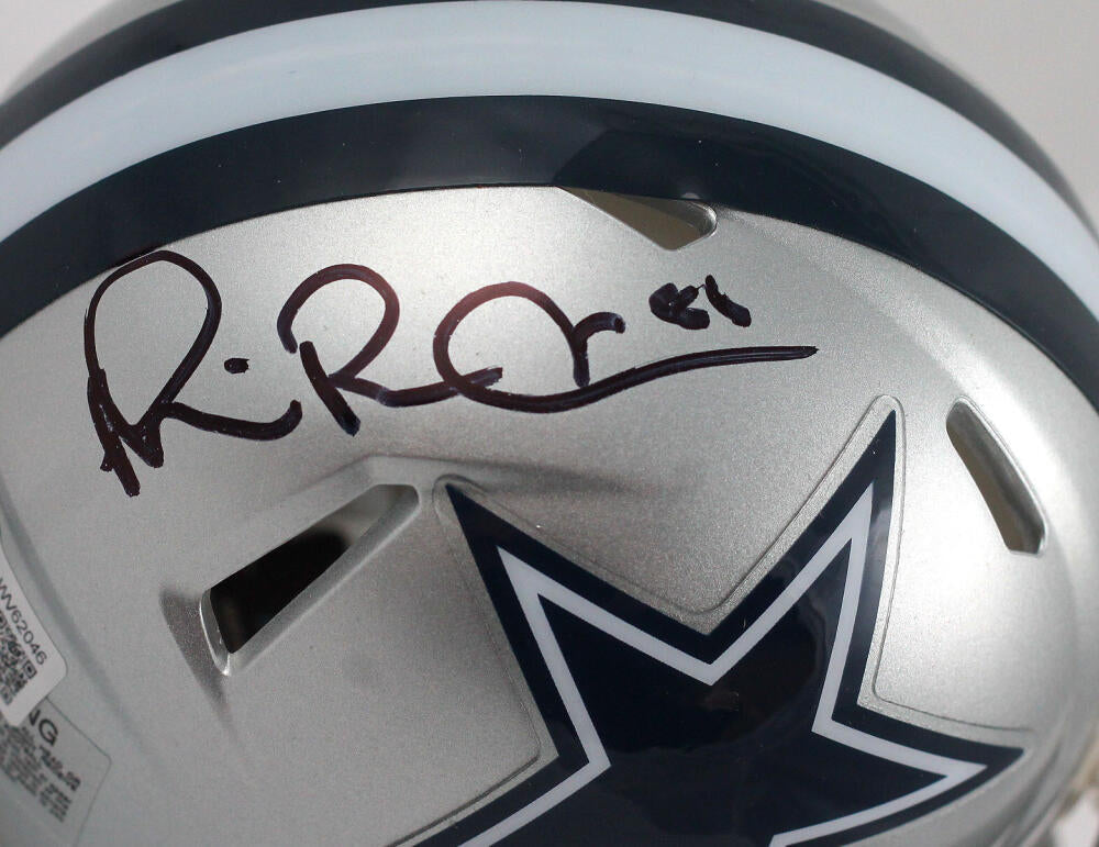 Michael Irvin Autographed Dallas Cowboys Speed Mini Helmet-Beckett W Hologram*Black Image 2