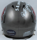 Dexter Jackson Autographed Tampa Bay Buccaneers Speed Mini Helmet w/SB MVP-Prova *White Image 3