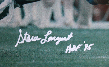 Steve Largent Autographed Seattle Seahawks 16x20 FP Dive w/HOF-Beckett W Hologram *White Image 2