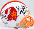 Warren Sapp/Derrick Brooks Autographed Tampa Bay Buccaneers 76-96 Mini Helmet w/HOF-Beckett W Hologram *Black Image 1