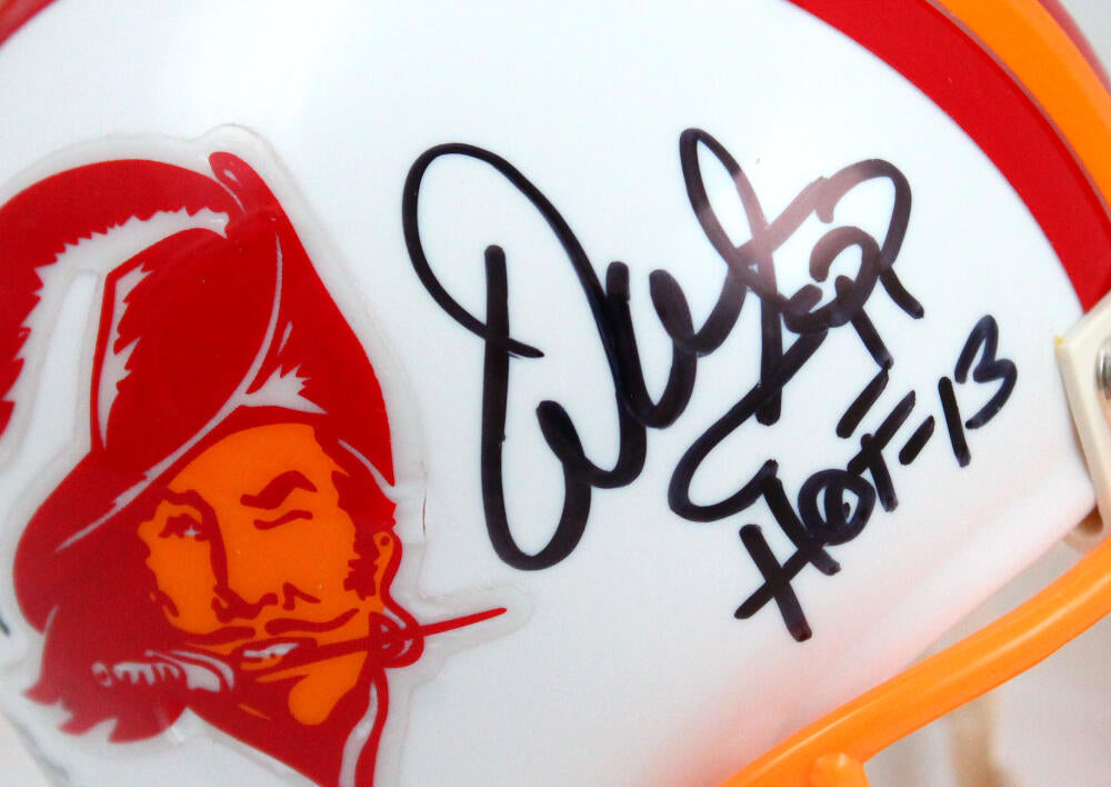 Warren Sapp/Derrick Brooks Autographed Tampa Bay Buccaneers 76-96 Mini Helmet w/HOF-Beckett W Hologram *Black Image 2