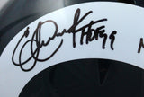 Faulk/Dickerson Signed Rams Speed Authentic FS Helmet w/ HOF- BA W Holo *Black Image 2