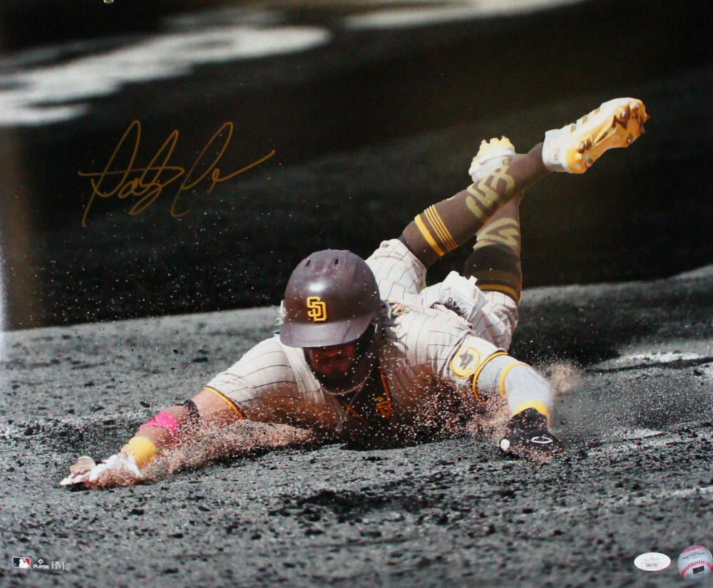 Fernando Tatis Jr Autographed San Diego Padres 16X20 HM Spotlight Slide Photo- JSA Auth *Gold Image 1