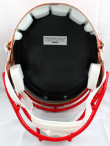 Mike Alstott Autographed TB Buccaneers F/S Flash Speed Helmet w/SB Champs-Beckett W Hologram *White Image 5