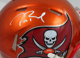 Tom Brady Signed Tampa Bay Buccaneers Flash Speed Mini Helmet- Fanatics/LOA *White Image 2