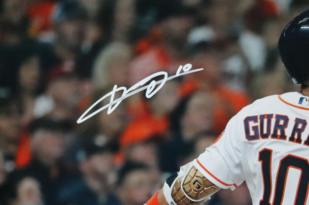 Yuli Gurriel Autographed Houston Astros 16X20 Batting Photo-JSA W *White Image 2