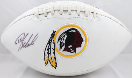 Jay Schroeder Autographed Washington Redskins Logo Football- JSA Witnessed Auth Image 1