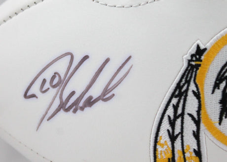 Jay Schroeder Autographed Washington Redskins Logo Football- JSA Witnessed Auth Image 2