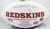 Jay Schroeder Autographed Washington Redskins Logo Football- JSA Witnessed Auth Image 3