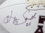 Kevin Smith Autographed Texas A&M Logo Football w/ Gig 'Em- Jersey Source Auth Image 2