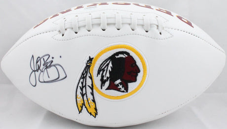 John Riggins Autographed Washington Redskins Logo Football- JSA W Authenticated *Thin Image 1