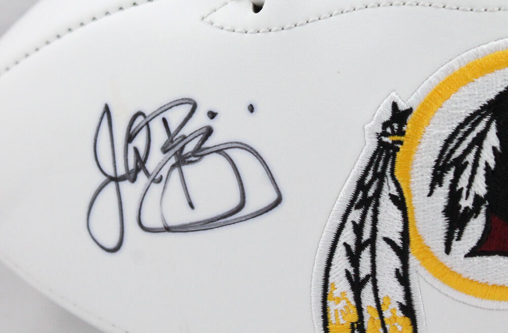 John Riggins Autographed Washington Redskins Logo Football- JSA W Authenticated *Thin Image 2