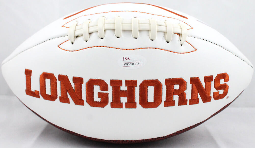 Ricky Williams Autographed Texas Longhorns Logo Football w/ HT 98- JSA W Authenticated  Image 4