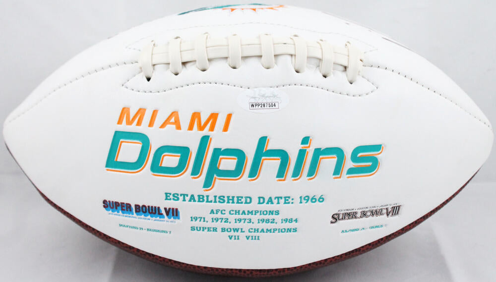 Ricky Williams Autographed Miami Dolphins Logo Football W/ Insc - JSA W *Thin Image 4
