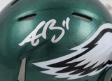 A.J. Brown Autographed Philadelphia Eagles Speed Mini Helmet-Beckett W Hologram *Silver Image 2