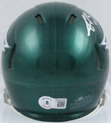 A.J. Brown Autographed Philadelphia Eagles Speed Mini Helmet-Beckett W Hologram *Silver Image 3