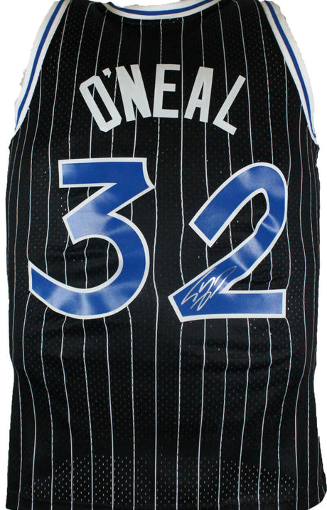 Shaquille O' Neal Autographed Orlando Magic Mitchell&Ness HWC Swingman Jersey-Beckett W Hologram *Silver Image 1