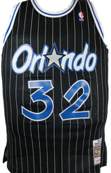 Shaquille O' Neal Autographed Orlando Magic Mitchell&Ness HWC Swingman Jersey-Beckett W Hologram *Silver Image 3