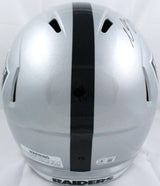 Davante Adams Autographed Las Vegas Raiders F/S Speed Helmet-Beckett W Hologram *Black Image 4