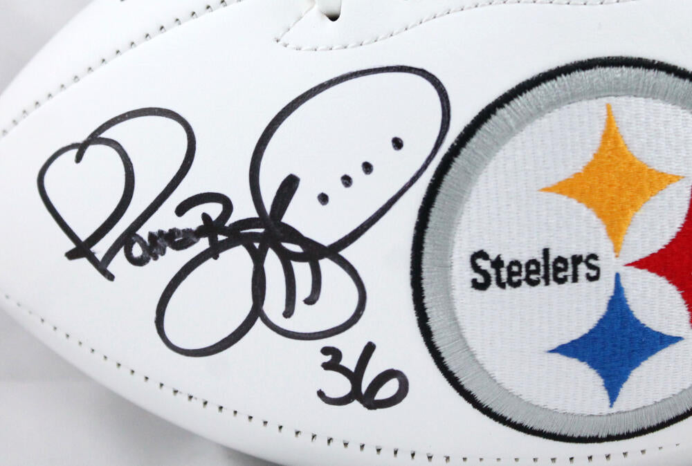 Jerome Bettis Autographed Pittsburgh Steelers Logo Football-Beckett W Hologram *Black Image 2