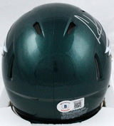 Cris Carter Autographed Philadelphia Eagles Speed Mini Helmet-Beckett W Hologram *Silver Image 3