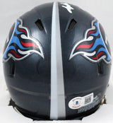 Treylon Burks Autographed Tennessee Titans Speed Mini Helmet-Beckett W Hologram *White Image 3
