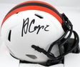 Amari Cooper Autographed Cleveland Browns Lunar Speed Mini Helmet-Beckett W Hologram *Black Image 1
