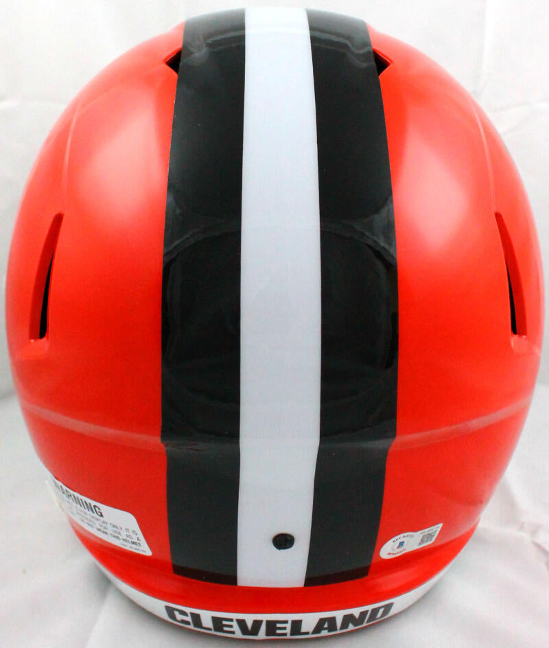 Amari Cooper Autographed Cleveland Browns F/S Speed Helmet-Beckett W Hologram *Black Image 4