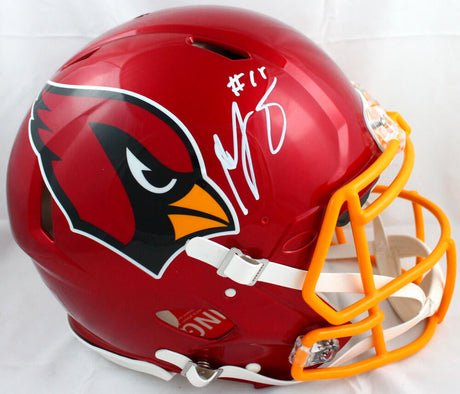 AJ Green Signed Arizona Cardinals Flash Speed Authentic F/S Helmet *Front-Beckett W Hologram *White Image 1