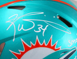 Ricky Williams Autographed Miami Dolphins F/S Flash Speed Authentic Helmet w/SWED-Beckett W Hologram *White Image 2