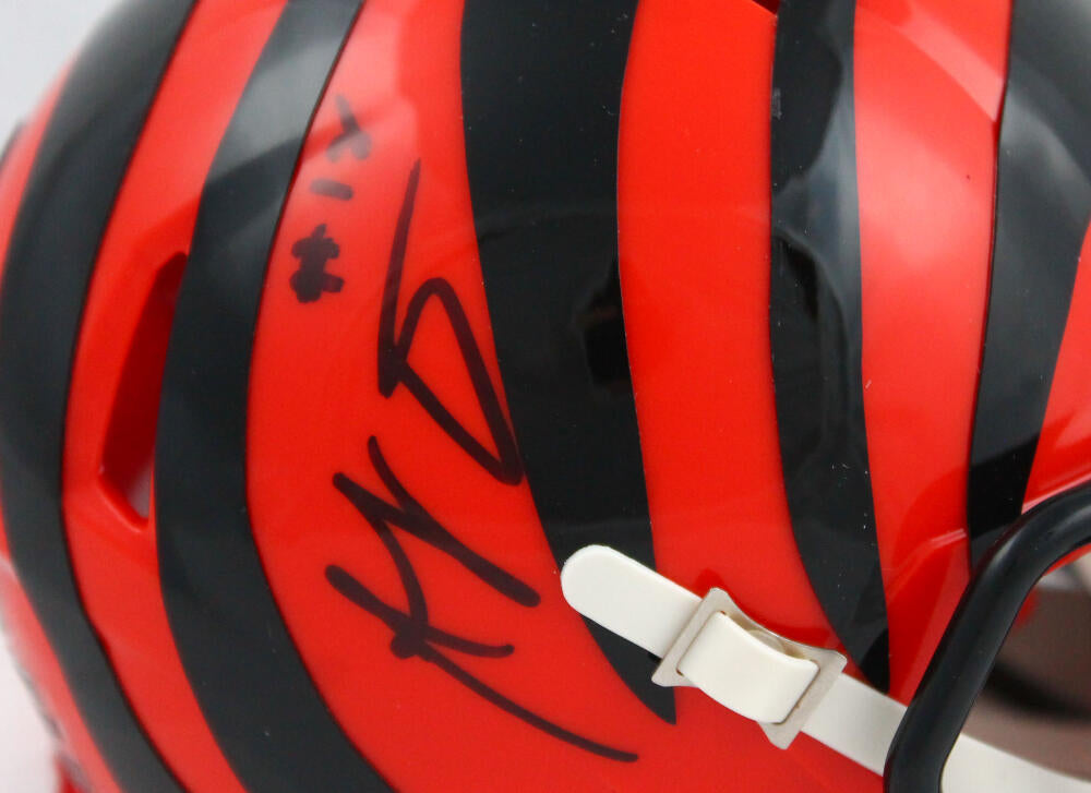 AJ Green Autographed Cincinnati Bengals Speed Mini Helmet-Beckett W Hologram *Black Image 2