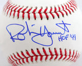 Robin Yount Autographed Rawlings OML Baseball w/ HOF 99-Beckett W Hologram *Blue Image 2