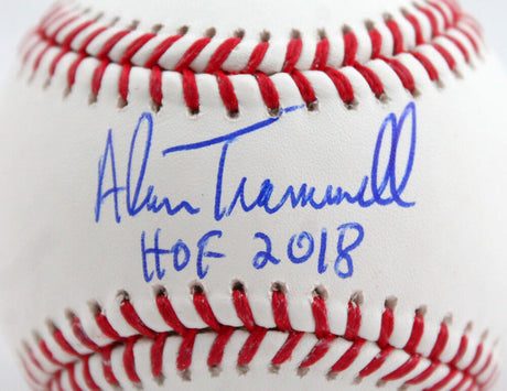 Alan Trammell Autographed Rawlings OML Baseball w/3 Stats- Beckett W Hologram *Blue Image 2