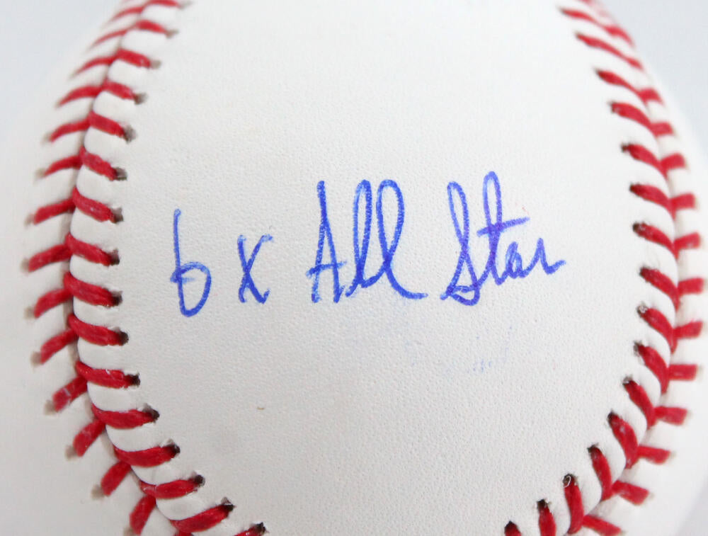 Alan Trammell Autographed Rawlings OML Baseball w/3 Stats- Beckett W Hologram *Blue Image 4