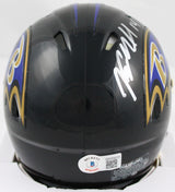 Kyle Hamilton Autographed Baltimore Ravens Speed Mini Helmet-Beckett W Hologram *Silver Image 3