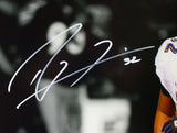 Ray Lewis Signed Baltimore Ravens 16x20 Over Roethlisberger Photo-Beckett W Hologram *White Image 2