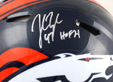 John Lynch Autographed Denver Broncos F/S Speed Authentic Helmet w/HOF-Beckett W Hologram *Silver Image 2