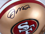 Joe Montana Autographed San Francisco 49ers Mini Helmet-Beckett W Hologram *Black Image 2