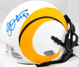 Eric Dickerson Signed Los Angeles Rams Lunar Speed Mini Helmet w/HOF-Beckett W Hologram *Blue Image 1