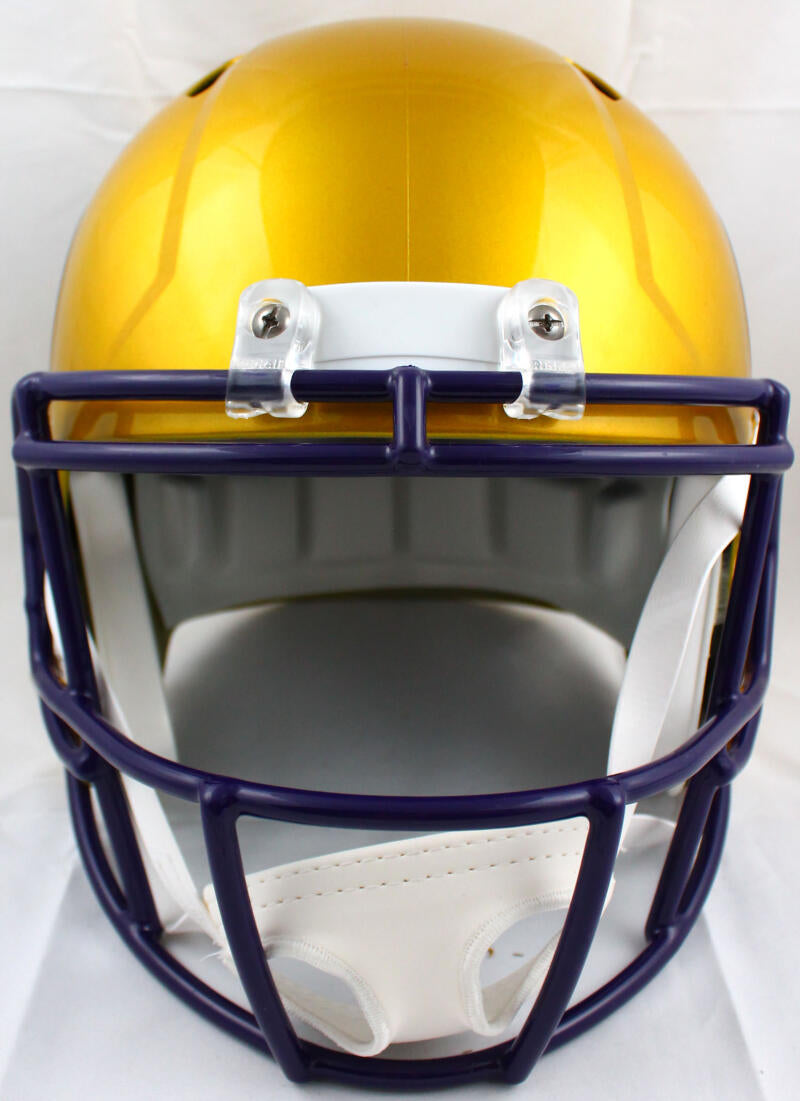 Adrian Peterson Autographed Minnesota Vikings F/S Flash Speed Helmet w/NFL MVP-Beckett W Hologram *Black Image 3