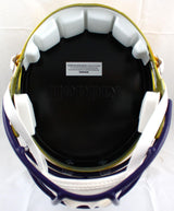 Adrian Peterson Autographed Minnesota Vikings F/S Flash Speed Helmet w/NFL MVP-Beckett W Hologram *Black Image 5