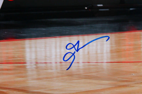 Allen Iverson Autographed Philadelphia 76ers 16x20 Drive Photo-Beckett W Hologram *Blue Image 2