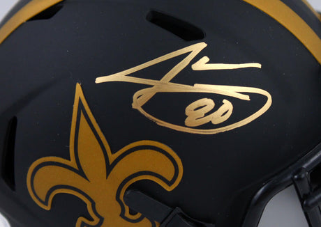 Jarvis Landry Autographed New Orleans Saints Eclipse Speed Mini Helmet-Beckett W Hologram *Gold Image 2