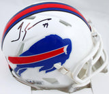 Tremaine Edmunds Autographed Buffalo Bills Speed Mini Helmet-Beckett W Hologram *Black Image 1