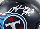 Treylon Burks Autographed Tennessee Titans F/S Speed Authentic Helmet-Beckett W Hologram *Silver Image 2