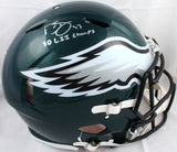 Darren Sproles Autographed Philadelphia Eagles F/S Speed Authentic Helmet w/SB Champs-Beckett W Hologram *Silver Image 1