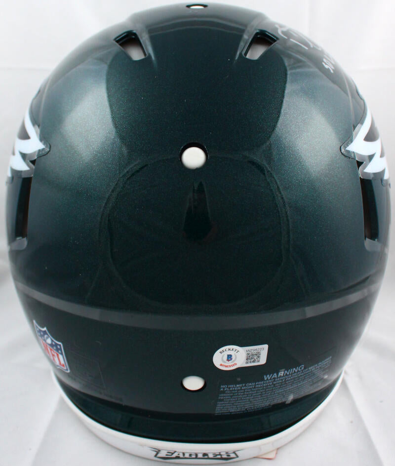Darren Sproles Autographed Philadelphia Eagles F/S Speed Authentic Helmet w/SB Champs-Beckett W Hologram *Silver Image 4
